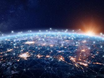 Data points covering the world